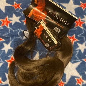 Meduim brown clip in extensions 12”